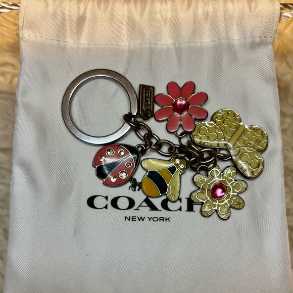 Vintage Y2K Coach Flora & Fauna Keychain - Picture 2 of 6